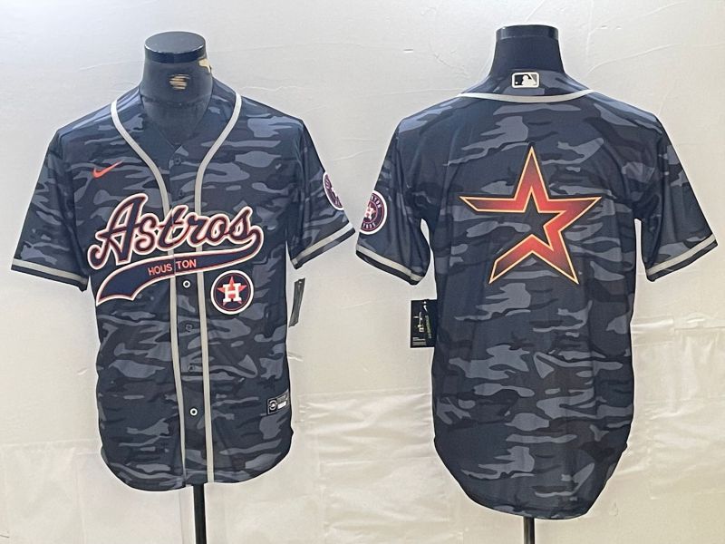 Men Houston Astros Blank Camo Jointly 2024 Nike MLB Jersey style 6->houston astros->MLB Jersey